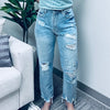 Isabella Distressed Ankle Denim