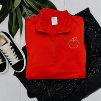Custom | Inspiring Teacher Quarter Zip Top