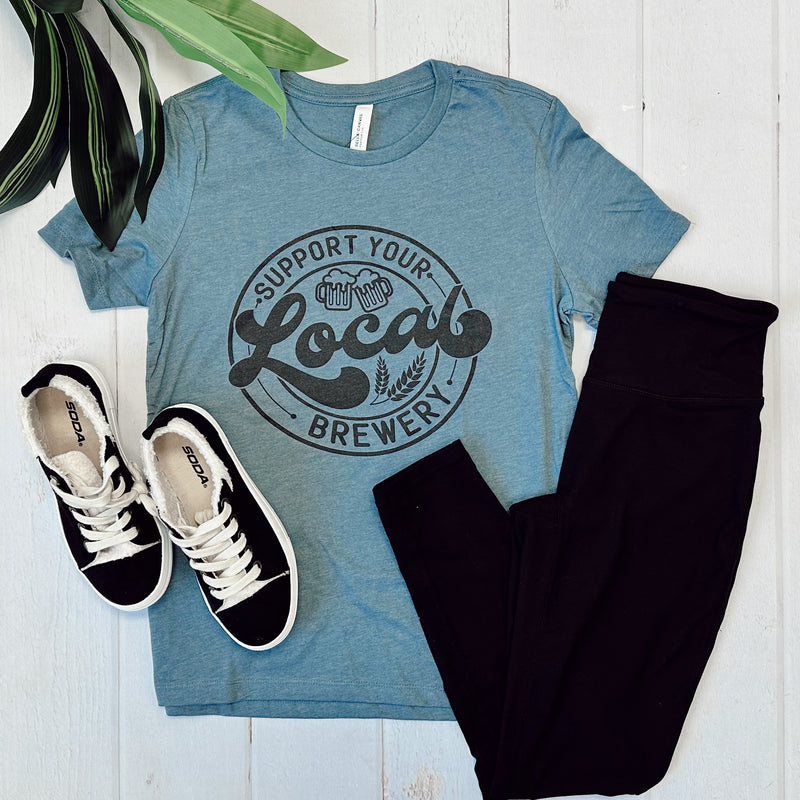Support Local Brewery Graphic Tee
